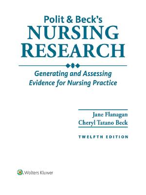 Preview of Polit and Beck’s Nursing Research  Generating and Assessing Evidence for Nursing Practice