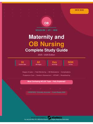 Preview of ob-maternity-nclex-study-guide-2026-key-topics-practice-questions