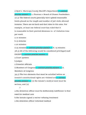 Preview of NC DOCC Detention Officer Exam Study Guide – North Carolina Detention Officer Certificatio