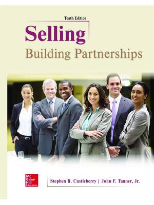 Preview of eBook PDF Selling Building Partnerships 10th Edition By Stephen Castleberry, John Tanner