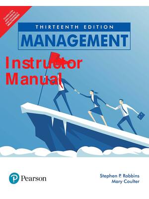 Preview of Instructor Manual Management 13th Edition By P. Robbins Stephen, Coulter Mary