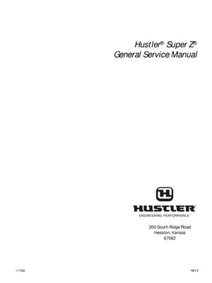 Preview of HUSTLER Z HYPERDRIVE LAWNMOWER SERVICE REPAIR ENGINE MANUAL
