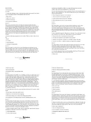 Preview of Med Surg (6311) Practice Questions & Study Guide | Score 100% | 2026 Updated Medical-Surgi