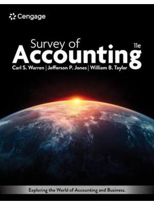 Preview of Test Bank For Survey of Accounting 11th Edition By Carl Warren, Jefferson Jones, William T