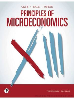 Preview of eBook PDF Principles of Microeconomics 13th Edition By Karl Case, Ray Fair, Sharon Oster