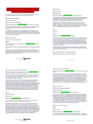 Preview of CCRN Test Bank Review 2024–2025 | Score 100% | AACN Critical Care Nursing Exam Questions &