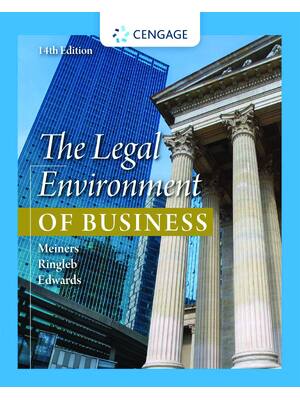 Preview of PDF(ebook) The Legal Environment of Business,Roger E. Meiners,Al H. Ringleb,Frances L.Edwa
