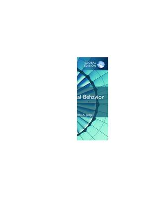 Preview of Essentials of Organizational Behavior 15th Global Edition By Stephen Robbins, Timothy Judg
