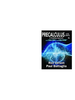 Preview of eBook PDF Precalculus with Limits A Graphing Approach 8th Edition By Ron Larson, Paul Batt