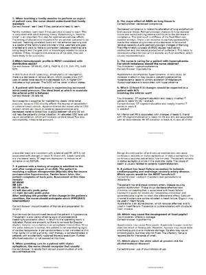 Preview of AACN CCRN Free Qbank Questions and Answers for Practice | Score 100% | Latest 2026 CCRN Ex