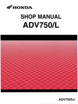 Preview of Honda X ADV 750 2021 Workshop manual
