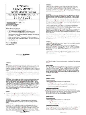 Preview of 2021 TPN3704 Assignment 1 Understanding School Culture and Diversity / Complete Study Guid