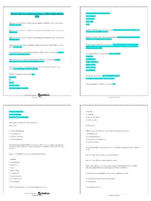 Preview of NR 547 Final Exam Questions & Answers – Verified Solutions 2026 / NR547 Final Exam Study G