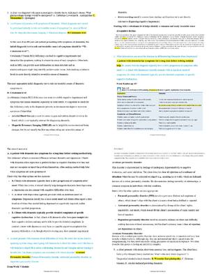 Preview of NR 547 Final Exam Practice Questions on Neurocognitive Disorders / Score 100% / Latest Ver