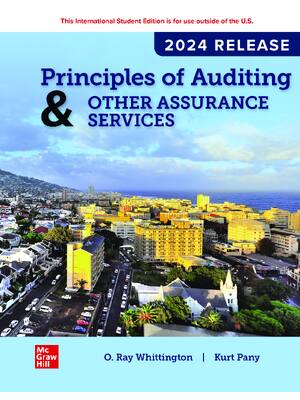 Preview of eBook PDF ISE Principles of Auditing & Other Assurance Services 2024 Release By O Ray Whit