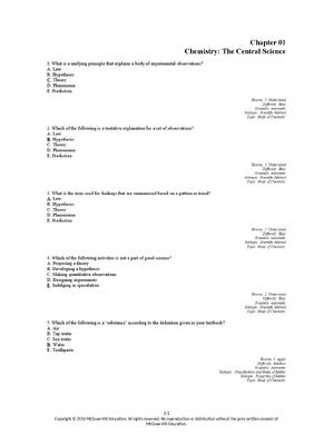 Preview image for Test Bank for Chemistry 4th edition by Julia Burdge exam bank A+ Latest