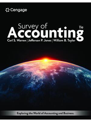 Preview of eBook [PDF] Survey of Accounting 11th Edition By Carl S. Warren, Jefferson P. Jones