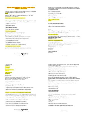 Preview of BSN HESI 266 Final Exam Questions & Answers with Verified Explanations | Score 100% | New