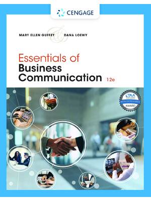 Preview of eBook [PDF] Essentials of Business Communication 12th Edition By Mary Ellen Guffey, Dana L