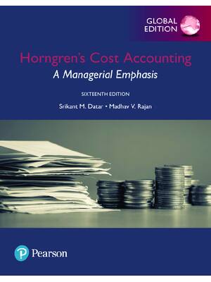Preview of eBook [PDF] Horngren's Cost Accounting A Managerial Emphasis 16th Global Edition By Srikan