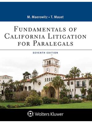 Preview of eBook EPUB PDF Fundamentals of California Litigation for Paralegals 7th Edition By Marlene