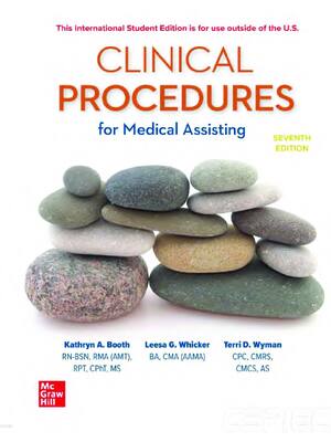 Preview of eBook ISE PDF Medical Assisting Clinical Procedures 7th Edition By Kathryn Booth, Leesa Wh