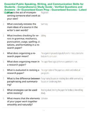 Preview of Essential Public Speaking, Writing, and Communication Skills for Students - Comprehensive