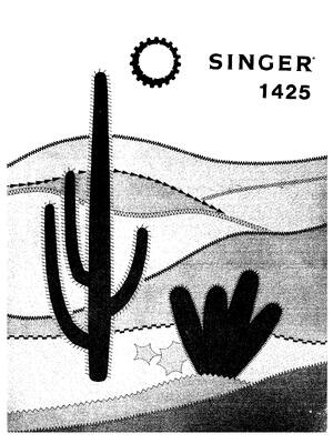 Preview of Singer 1425 Sewing Machines Illustrated Instruction Manual
