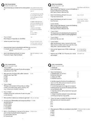 Preview of CBIS Exam Review Study Guide / Score 100% / New Version / 2025 Update