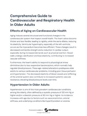 Preview image for Comprehensive Guide to Cardiovascular and Respiratory Health in Older Adults