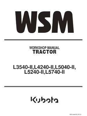 Preview of KUBOTA L3540-2 L4240-2 L5040-2 L5240-2 L5740-2 SERVICE REPAIR WORKSHOP MANUAL