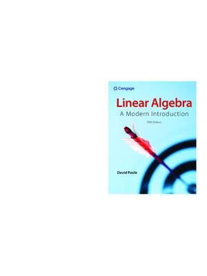 Preview of eBook PDF Linear Algebra A Modern Introduction 5th Edition By David Poole