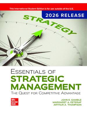 Preview of eBook ISE PDF Essentials of Strategic Management The Quest Competitive Advantage 2026 Rele