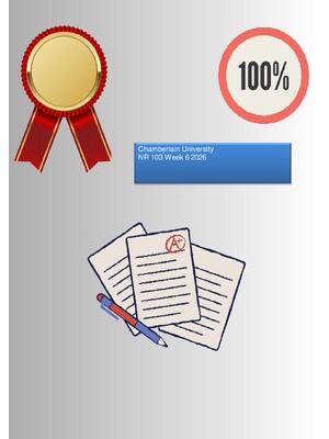 Preview image for NR 103 Week 6 Mock Exam 2026