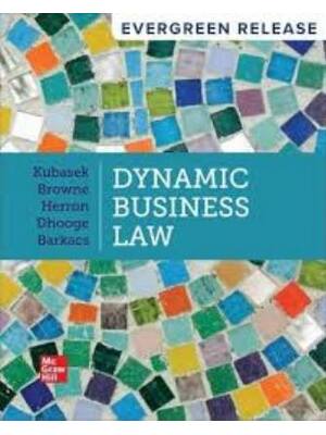 Preview of Instructor's Manual For Dynamic Business Law 2025 Release By Kubasek, Browne, Herron, Dhoo