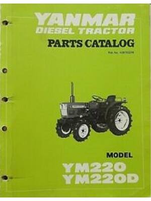 Preview image for Yanmar YM220 YM220 diesel Tractor parts manual