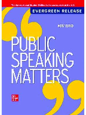 Preview of eBook [PDF] Public Speaking Matters, EverGreen Release (ISE) By Kory Floyd