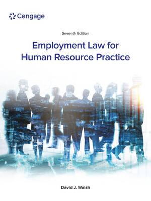 Preview of eBook PDF Employment Law for Human Resource Practice 7th Edition By David Walsh