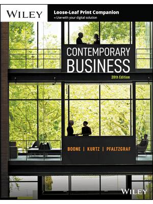 Preview of eBook PDF Contemporary Business 20th Edition By Louis Boone, David Kurtz, Daniel Pfaltzgra
