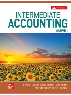 Preview of eBook PDF Intermediate Accounting Volume 1 9th Canadian Edition By Thomas Beechy, Joan Dav