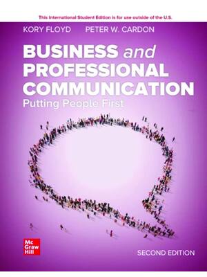 Preview of eBook PDF ISE Business and Professional Communication Putting People First 2nd Edition By