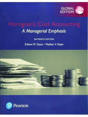 Preview of eBook PDF Horngren's Cost Accounting A Managerial Emphasis 16th Global Edition By Srikant