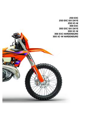 Preview of KTM 2024 KTM 250-300 EXC XC-W TBI Repair Service workshop manual