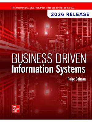 Preview of eBook PDF ISE Business Driven Information Systems 2026 Release By Paige Baltzan