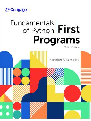 Preview of eBook [PDF] Fundamentals Of Python First Programs 3rd Edition By Kenneth A. Lambert