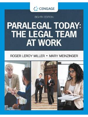 Preview of eBook PDF Paralegal Today The Legal Team at Work 8th Edition By Roger LeRoy Miller, Mary M