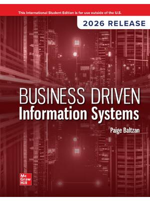 Preview of eBook PDF Business Driven Information Systems 2026 Release By Paige Baltzan