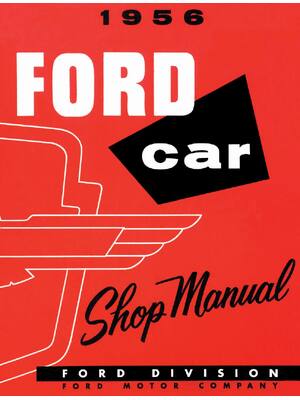 Preview image for 1956 Ford Cars & Ford Thunderbird Shop Manual