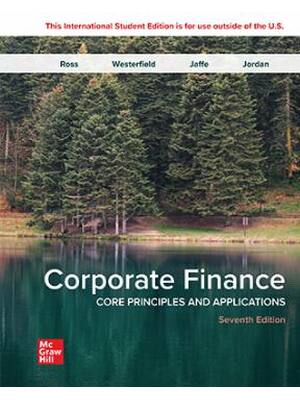 Preview of eBook ISE EPUB PDF Corporate Finance Core Principles and Applications 7th Edition By Steph