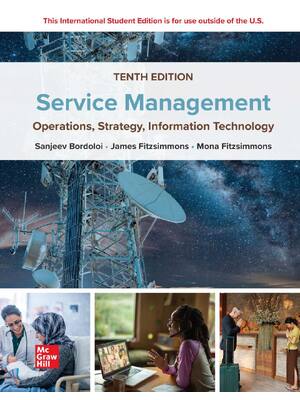 Preview of eBook ISE PDF Service Management Operations Strategy Information Technology 10th Edition B